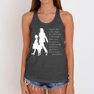 History Makers Kamala Harris And Ruby Bridges Women's Knotted Racerback Tank