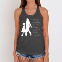 History Makers Kamala Harris And Ruby Bridges Women's Knotted Racerback Tank