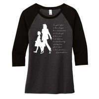 History Makers Kamala Harris And Ruby Bridges Women's Tri-Blend 3/4-Sleeve Raglan Shirt