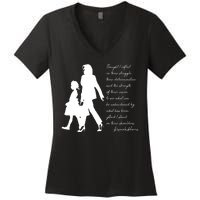 History Makers Kamala Harris And Ruby Bridges Women's V-Neck T-Shirt