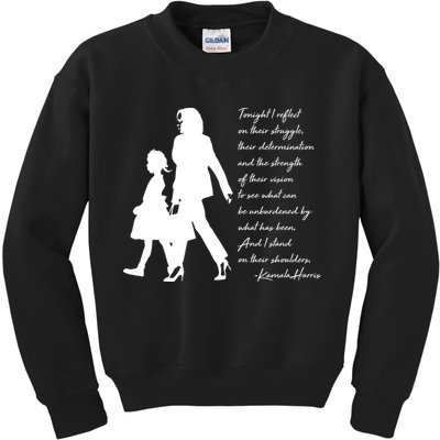 History Makers Kamala Harris And Ruby Bridges Kids Sweatshirt
