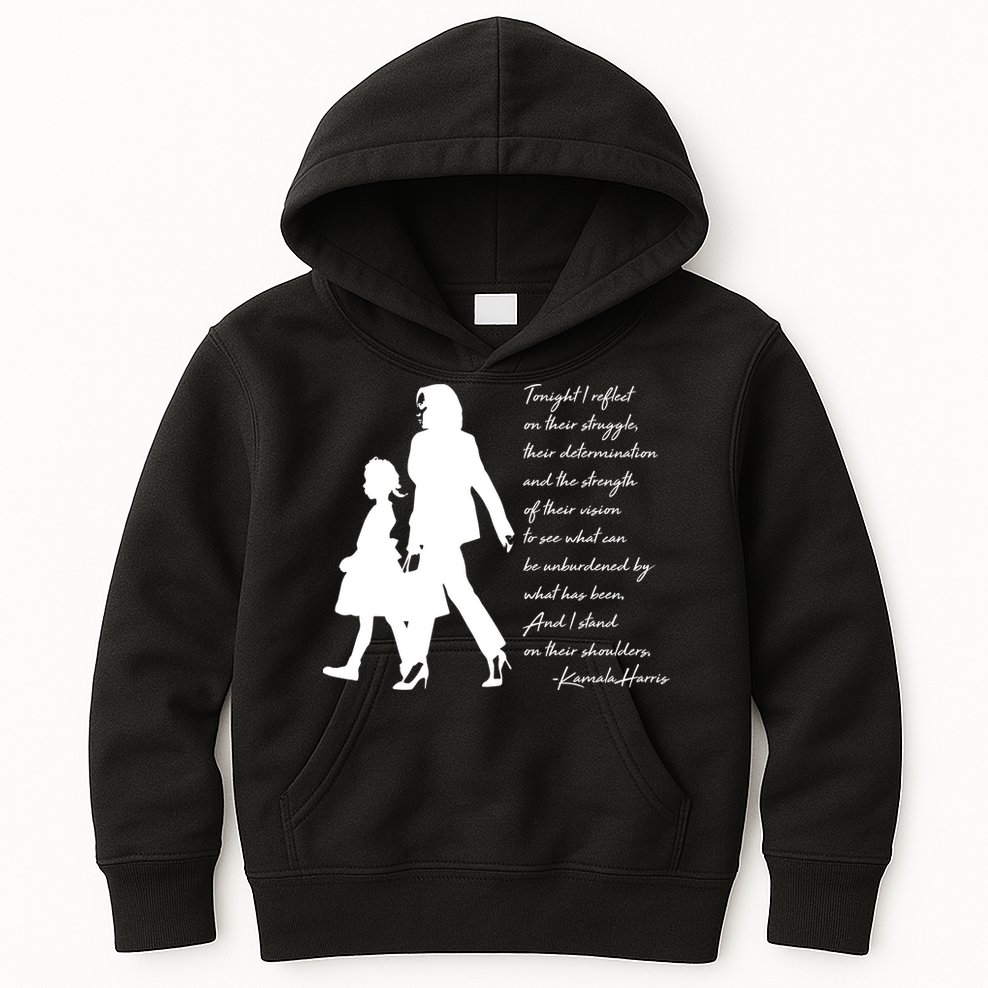History Makers Kamala Harris And Ruby Bridges Kids Hoodie