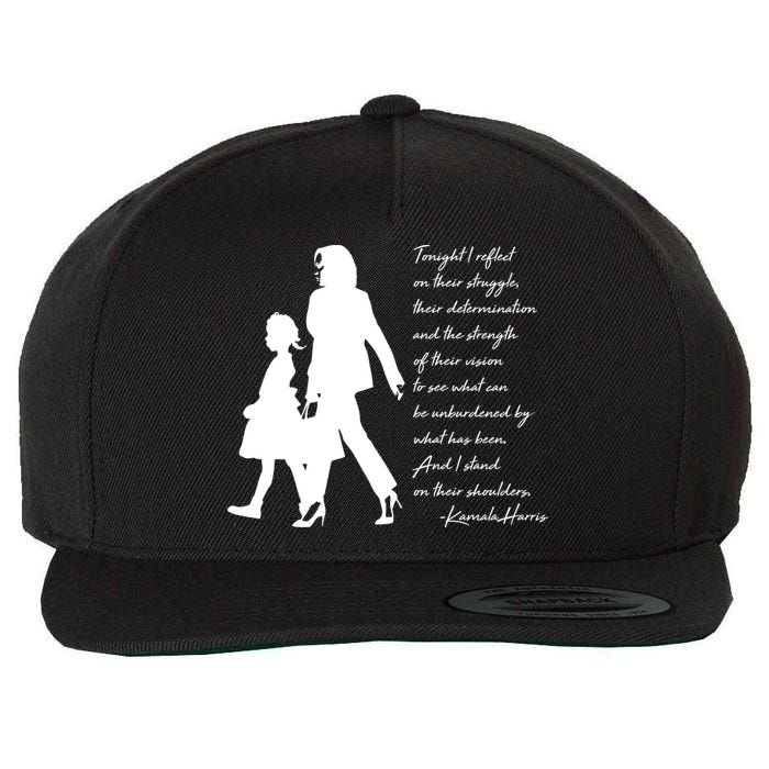 History Makers Kamala Harris And Ruby Bridges Wool Snapback Cap
