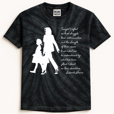 History Makers Kamala Harris And Ruby Bridges Kids Tie-Dye T-Shirt