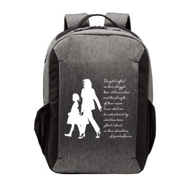History Makers Kamala Harris And Ruby Bridges Vector Backpack
