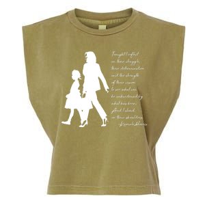 History Makers Kamala Harris And Ruby Bridges Garment-Dyed Women's Muscle Tee