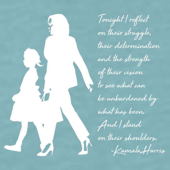 History Makers Kamala Harris And Ruby Bridges Sueded Cloud Jersey T-Shirt