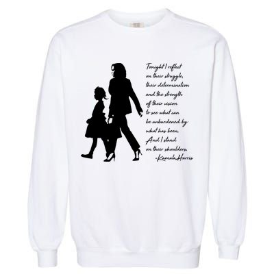 History Makers Kamala Harris And Ruby Bridges Garment-Dyed Sweatshirt
