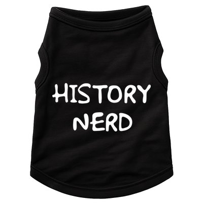 History Nerd Doggie Tank