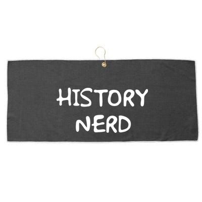 History Nerd Large Microfiber Waffle Golf Towel