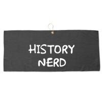 History Nerd Large Microfiber Waffle Golf Towel