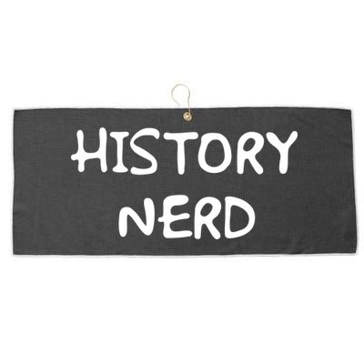 History Nerd Large Microfiber Waffle Golf Towel