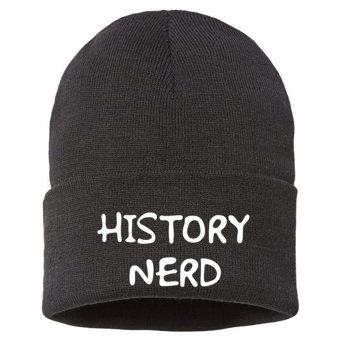 History Nerd Sustainable Knit Beanie