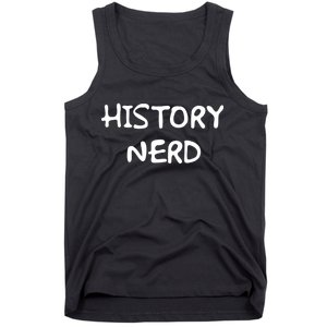 History Nerd Tank Top