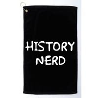 History Nerd Golf Towel
