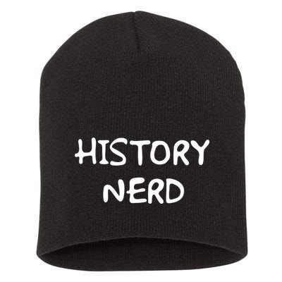 History Nerd Short Acrylic Beanie