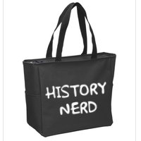 History Nerd Zip Tote Bag