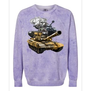 History of The Army Tank Colorblast Crewneck Sweatshirt