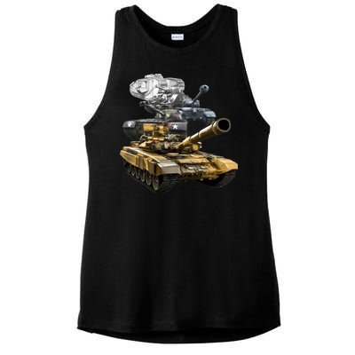 History of The Army Tank Ladies PosiCharge Tri-Blend Wicking Tank