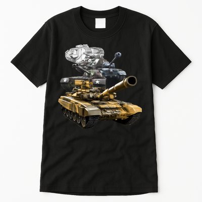 History of The Army Tank Tall T-Shirt