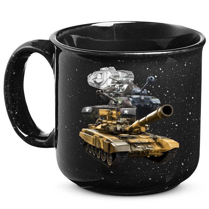 History of The Army Tank 15oz Campfire Ceramic Mug
