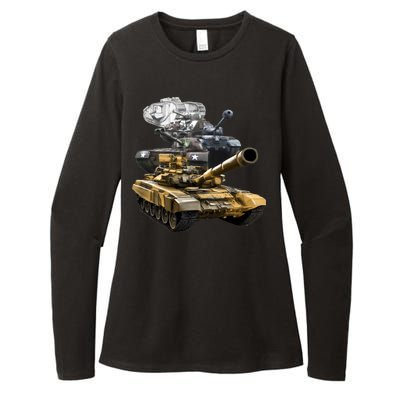 History of The Army Tank Womens CVC Long Sleeve Shirt