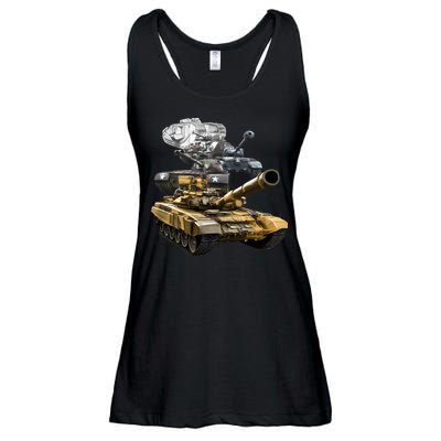 History of The Army Tank Ladies Essential Flowy Tank