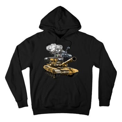 History of The Army Tank Tall Hoodie