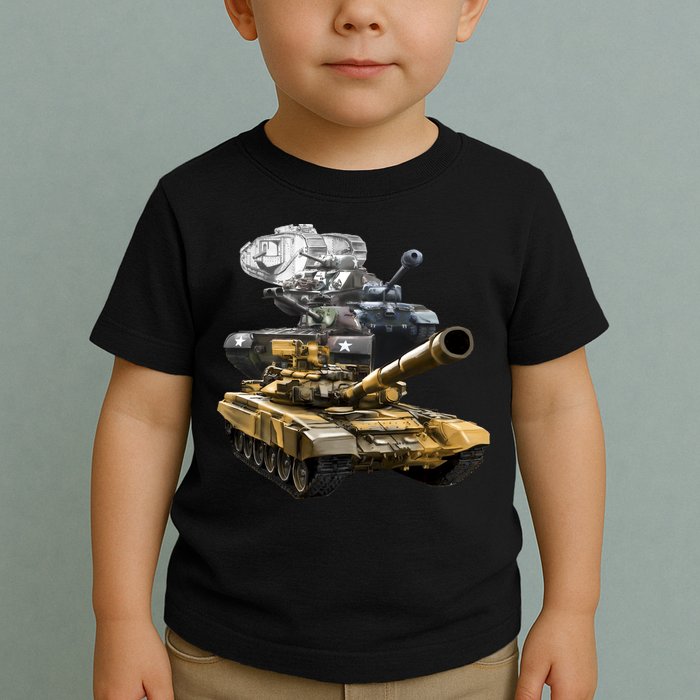 History of The Army Tank Toddler T-Shirt