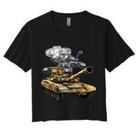 History of The Army Tank Women's Crop Top Tee