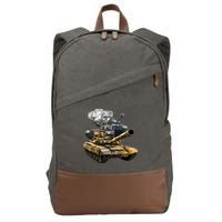 History of The Army Tank Cotton Canvas Backpack