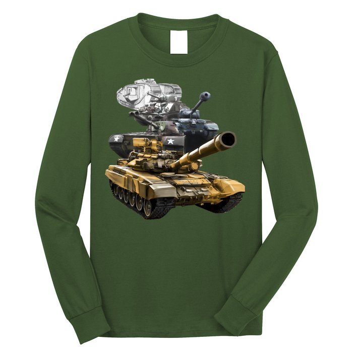 History of The Army Tank Long Sleeve Shirt