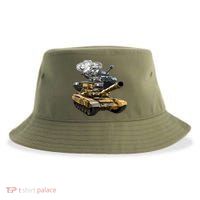 History of The Army Tank Sustainable Bucket Hat