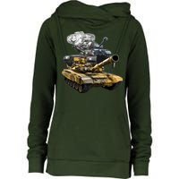 History of The Army Tank Womens Funnel Neck Pullover Hood