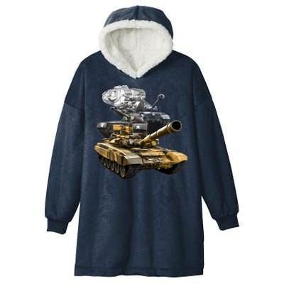 History of The Army Tank Hooded Wearable Blanket