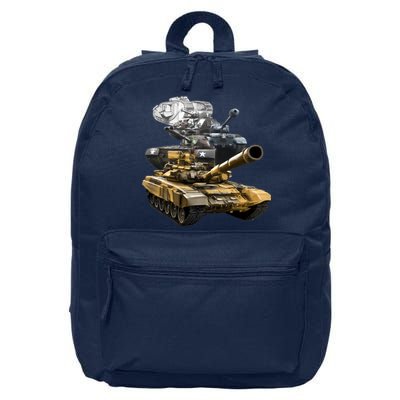 History of The Army Tank 16 in Basic Backpack