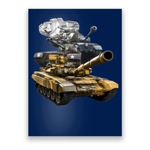 History of The Army Tank Poster