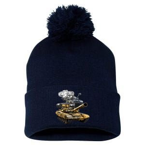 History of The Army Tank Pom Pom 12in Knit Beanie