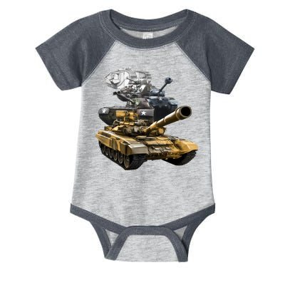 History of The Army Tank Infant Baby Jersey Bodysuit