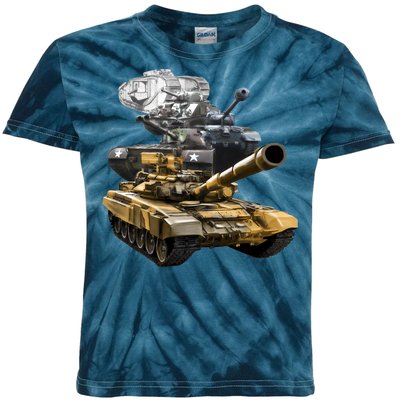 History of The Army Tank Kids Tie-Dye T-Shirt