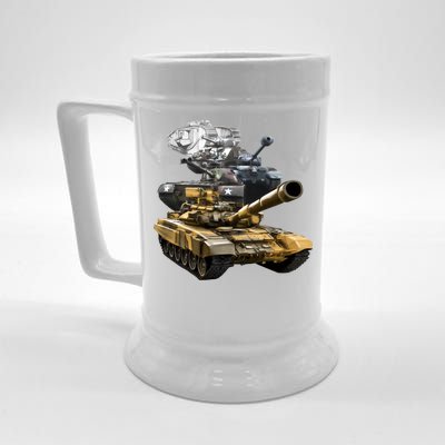 History of The Army Tank Beer Stein