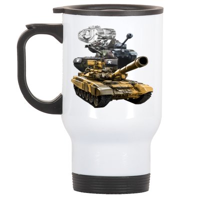 History of The Army Tank Stainless Steel Travel Mug