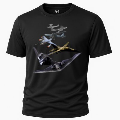 History Of The Bomber Plane Air Force Performance Shirt