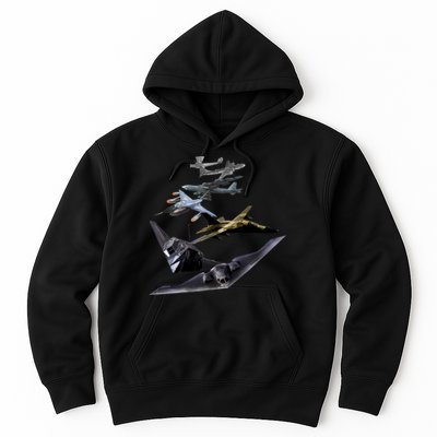 History Of The Bomber Plane Air Force Hoodie