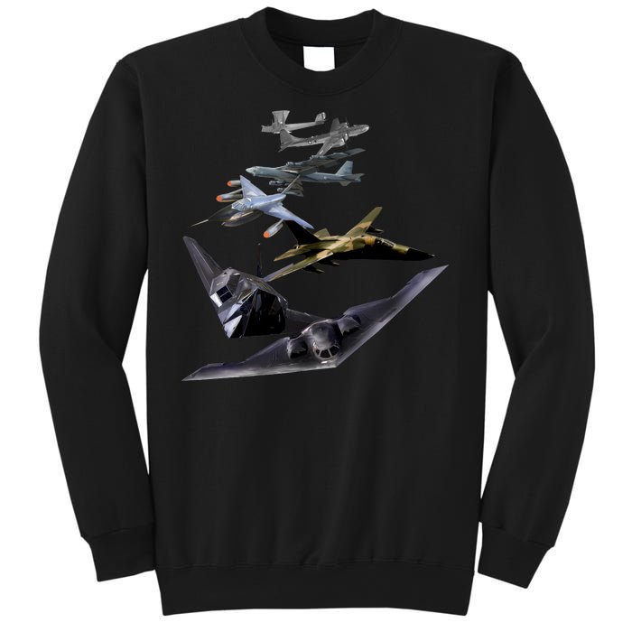 History Of The Bomber Plane Air Force Sweatshirt