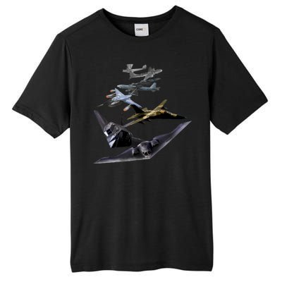 History Of The Bomber Plane Air Force Tall Fusion ChromaSoft Performance T-Shirt