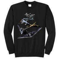 History Of The Bomber Plane Air Force Tall Sweatshirt