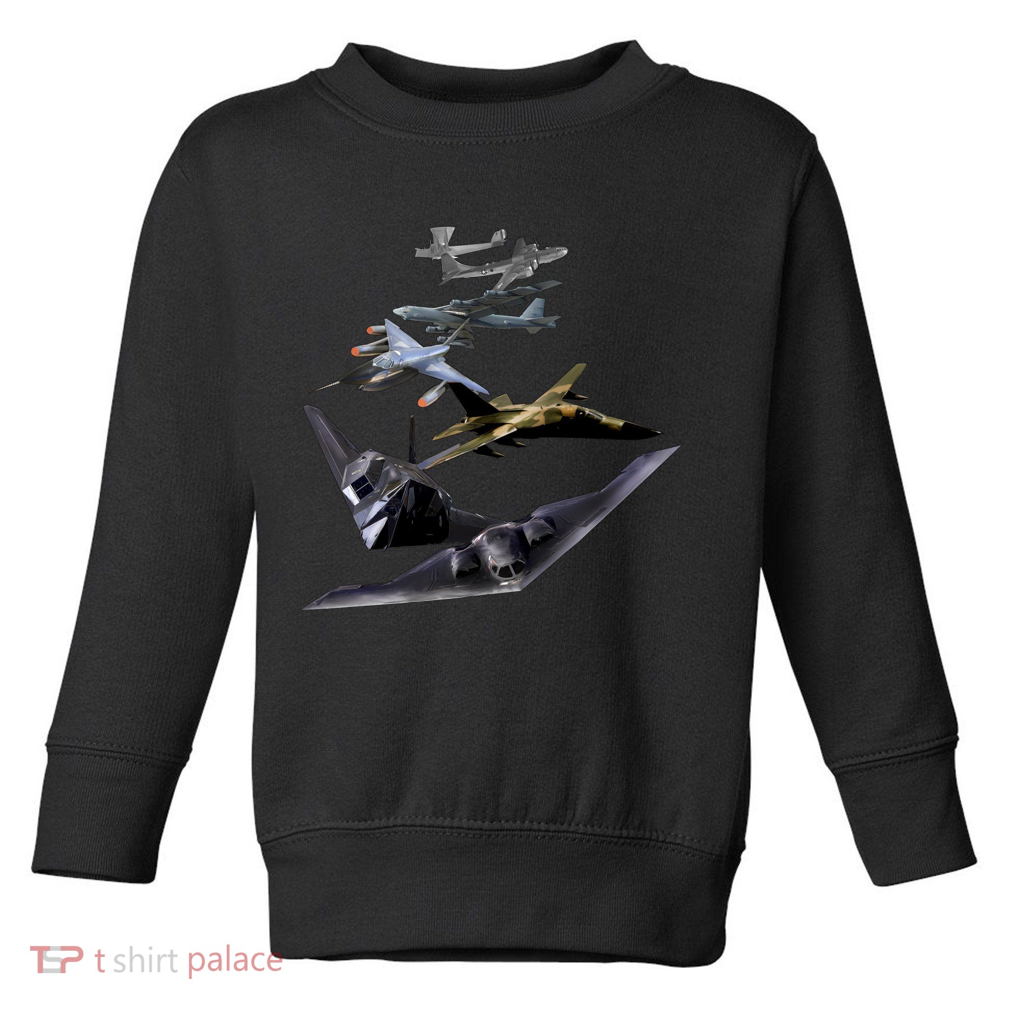 History Of The Bomber Plane Air Force Toddler Sweatshirt