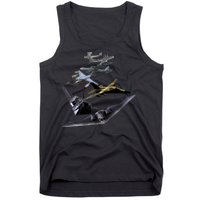 History Of The Bomber Plane Air Force Tank Top