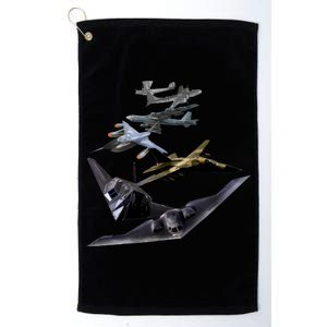 History Of The Bomber Plane Air Force Platinum Collection Golf Towel